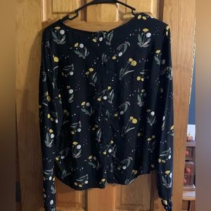 H&M dandelion print blouse. Size 14.